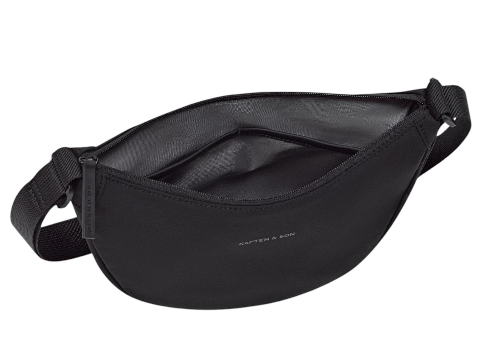 Kapten & Son Essential Moon Bag Crossovertasche Schwarz