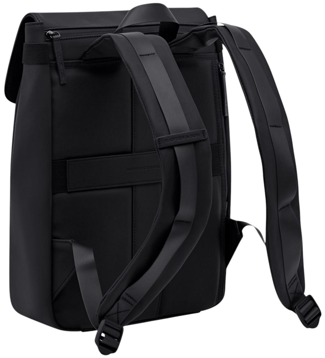 Kapten & Son Fyn Rucksack Full PU All Black