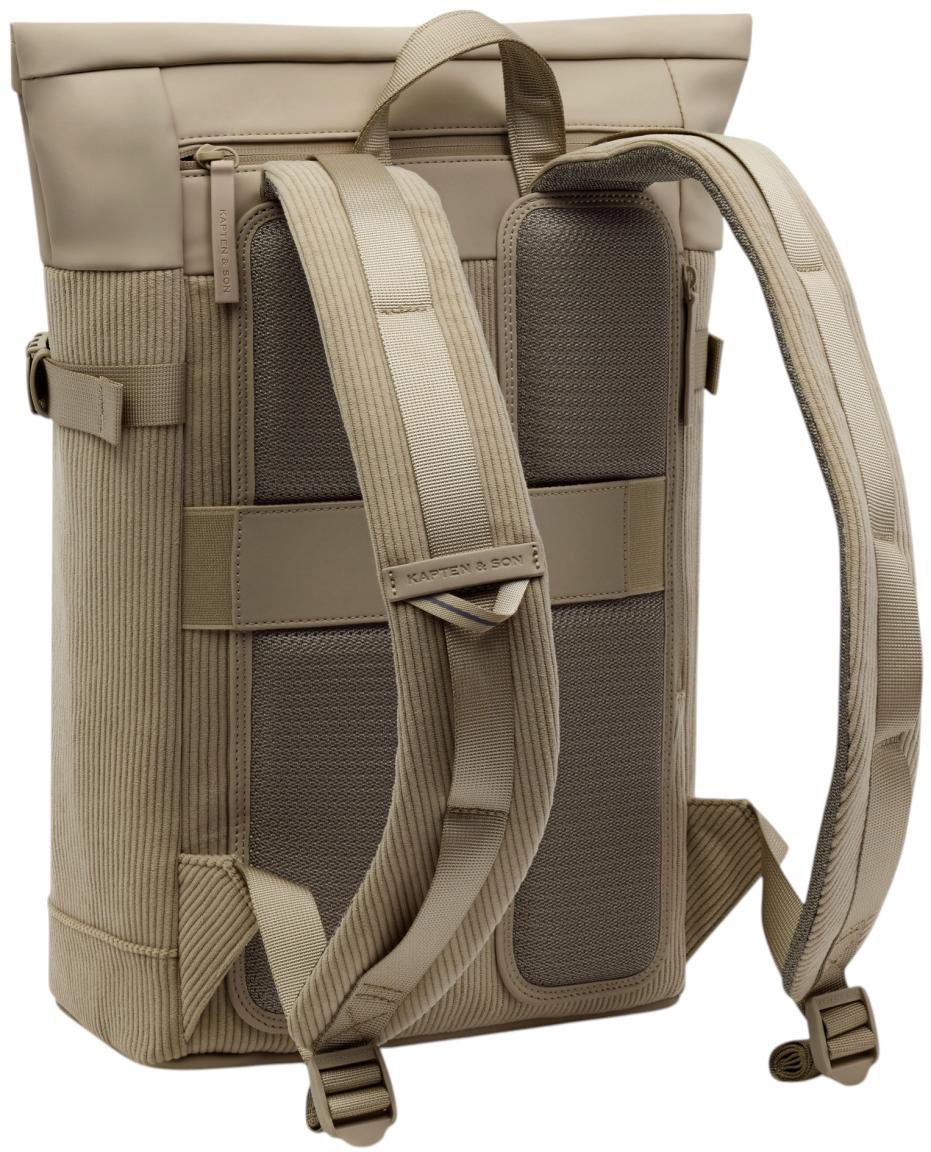 Kapten & Son Helsinki Rucksack Cord Dusty Khaki