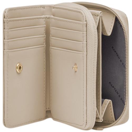 Kapten & Son Klappbörse Dusty Sand beige Cord Bergen Pro Small