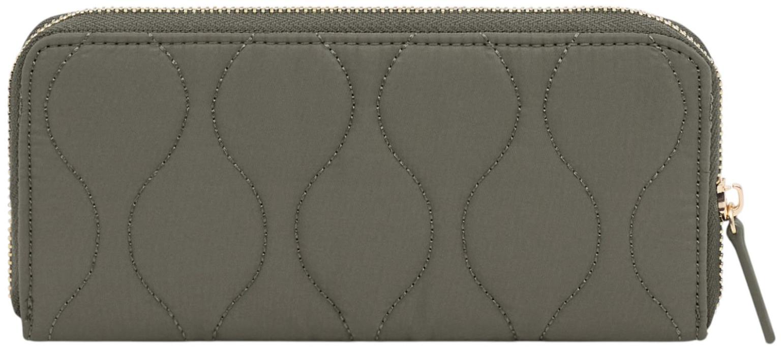 Kapten & Son Louvre Cloud Large Portemonnaie Quilted Khaki - Dunkelgrün