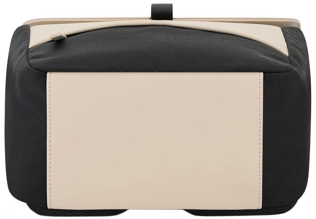 Kapten & Son Rucksack wasserabweisend Cream Black Fyn Überschlag
