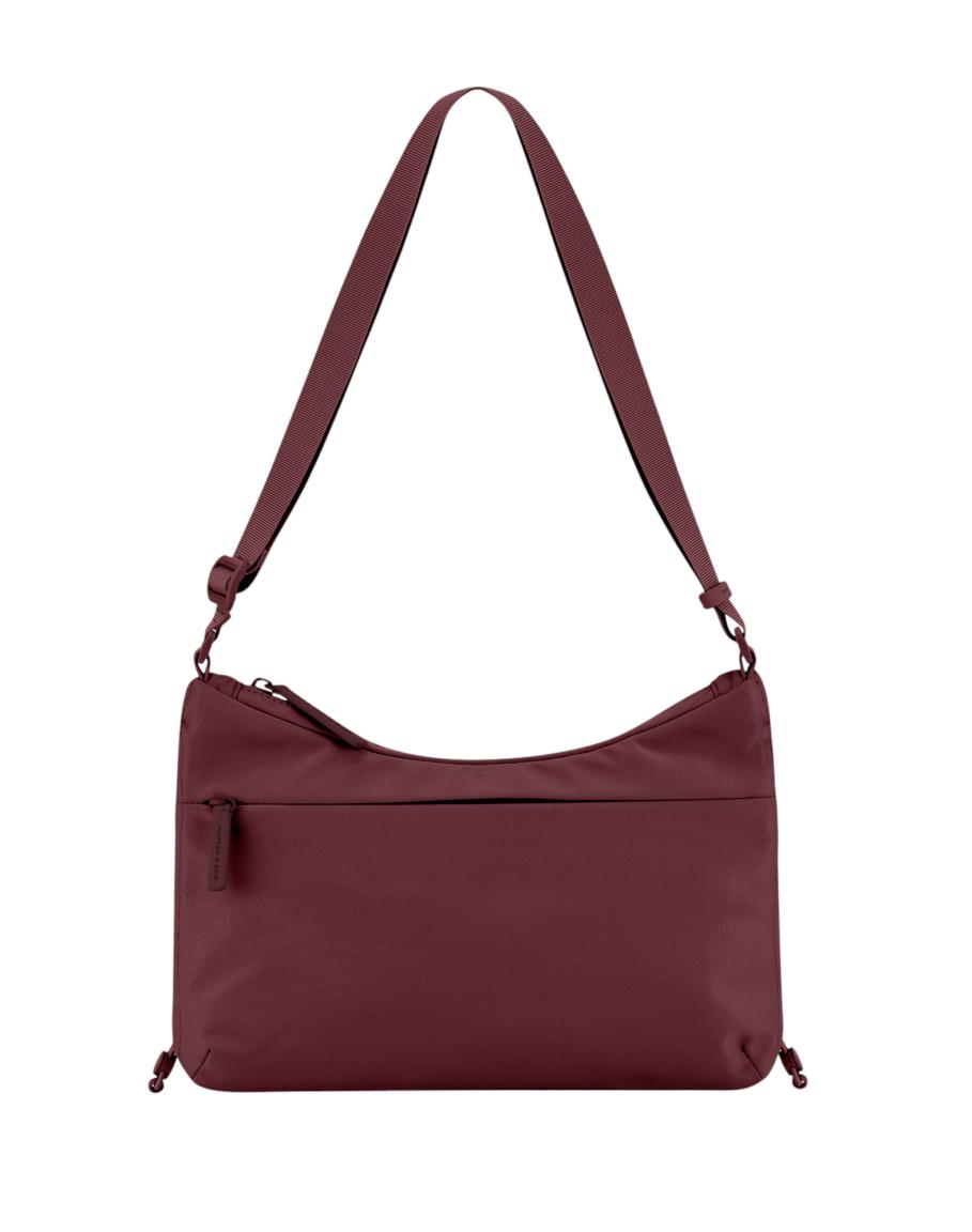 Kapten & Son Skara Small Umhängetasche Nylon Burgundy - Weinrot