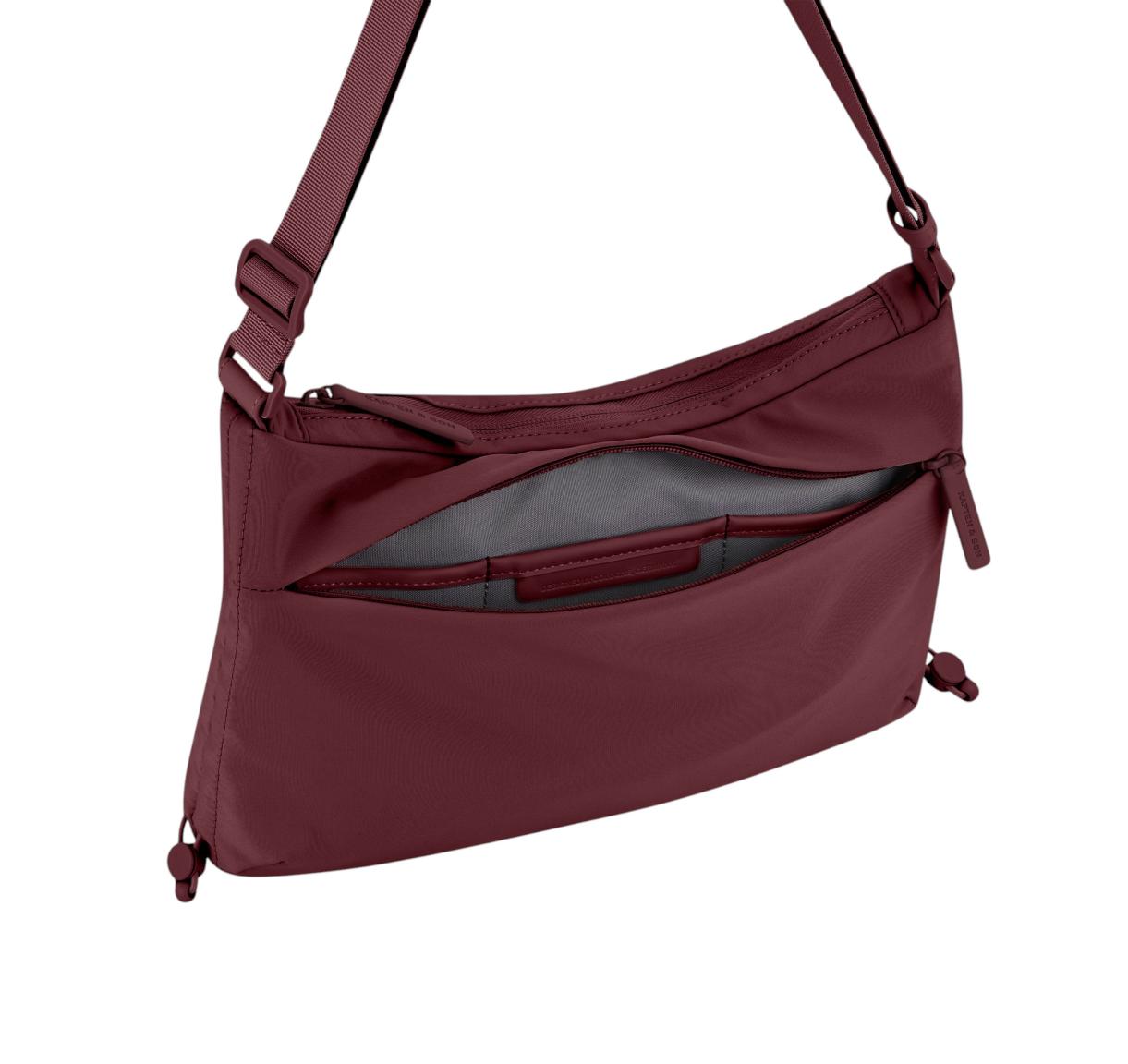 Kapten & Son Skara Small Umhängetasche Nylon Burgundy - Weinrot