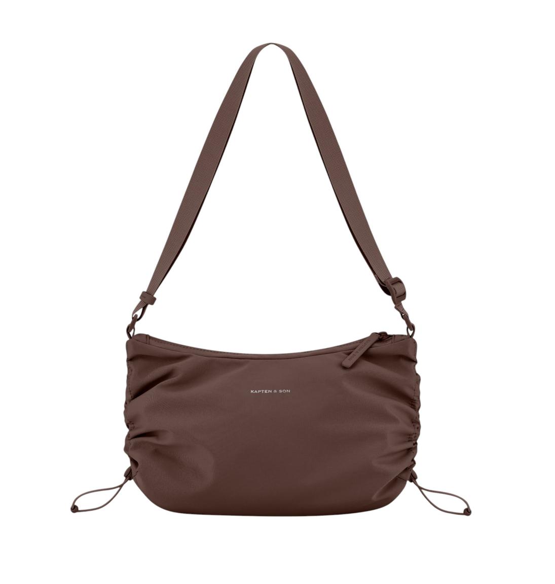 Kapten & Son Skara Small Umhängetasche Nylon Chocolate Brown