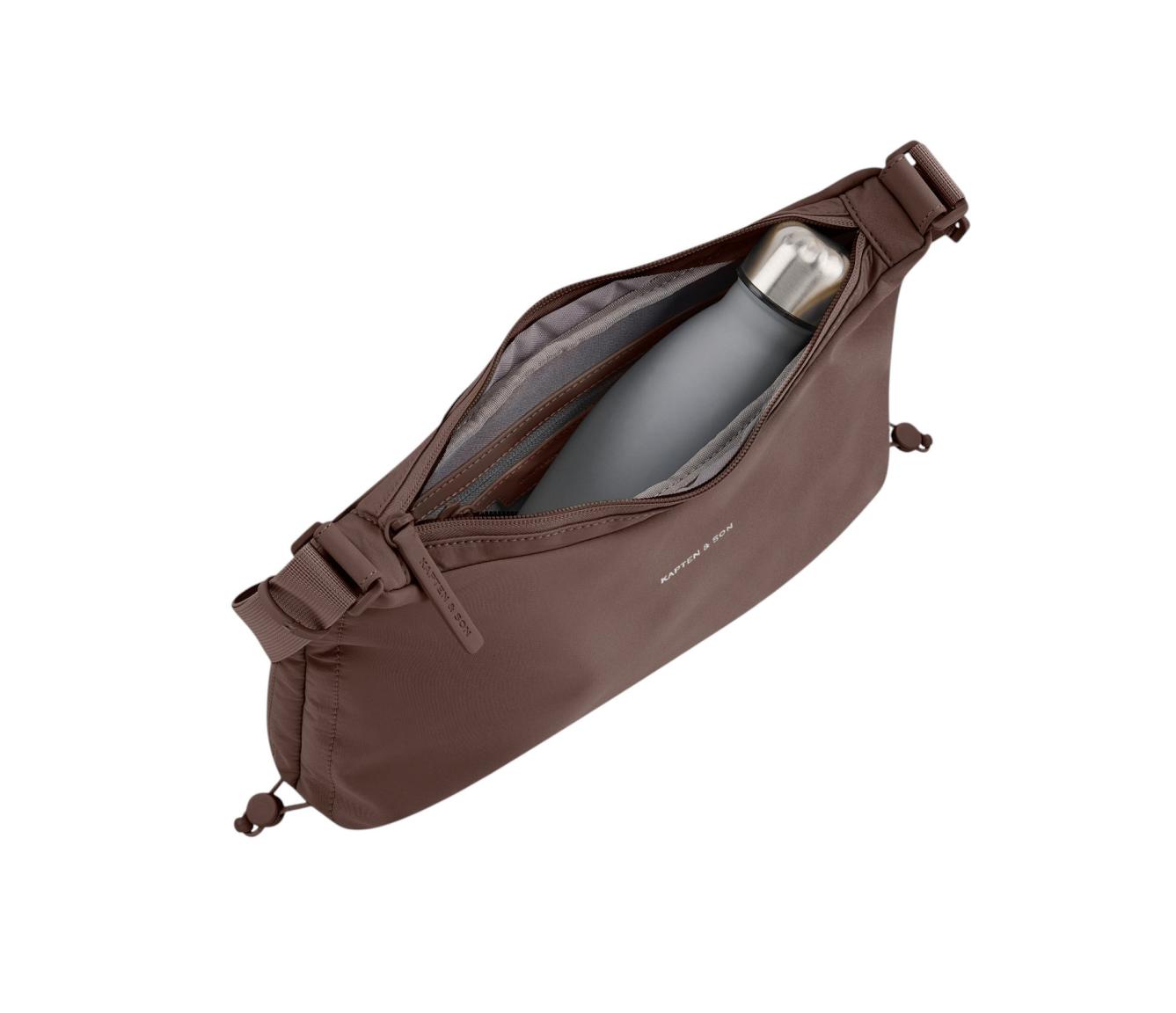 Kapten & Son Skara Small Umhängetasche Nylon Chocolate Brown