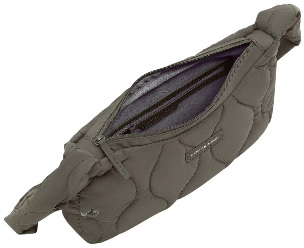 Kapten & Son Skara Small Umhängetasche Quilted Khaki - Dunkelgrün