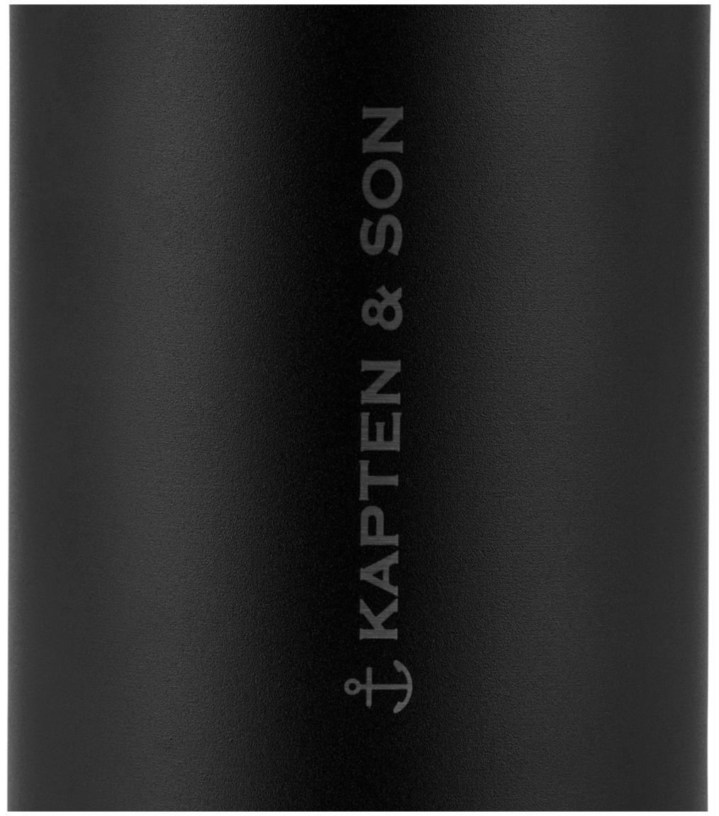 Kapten & Son Trinkflasche Isolierend Schwarz