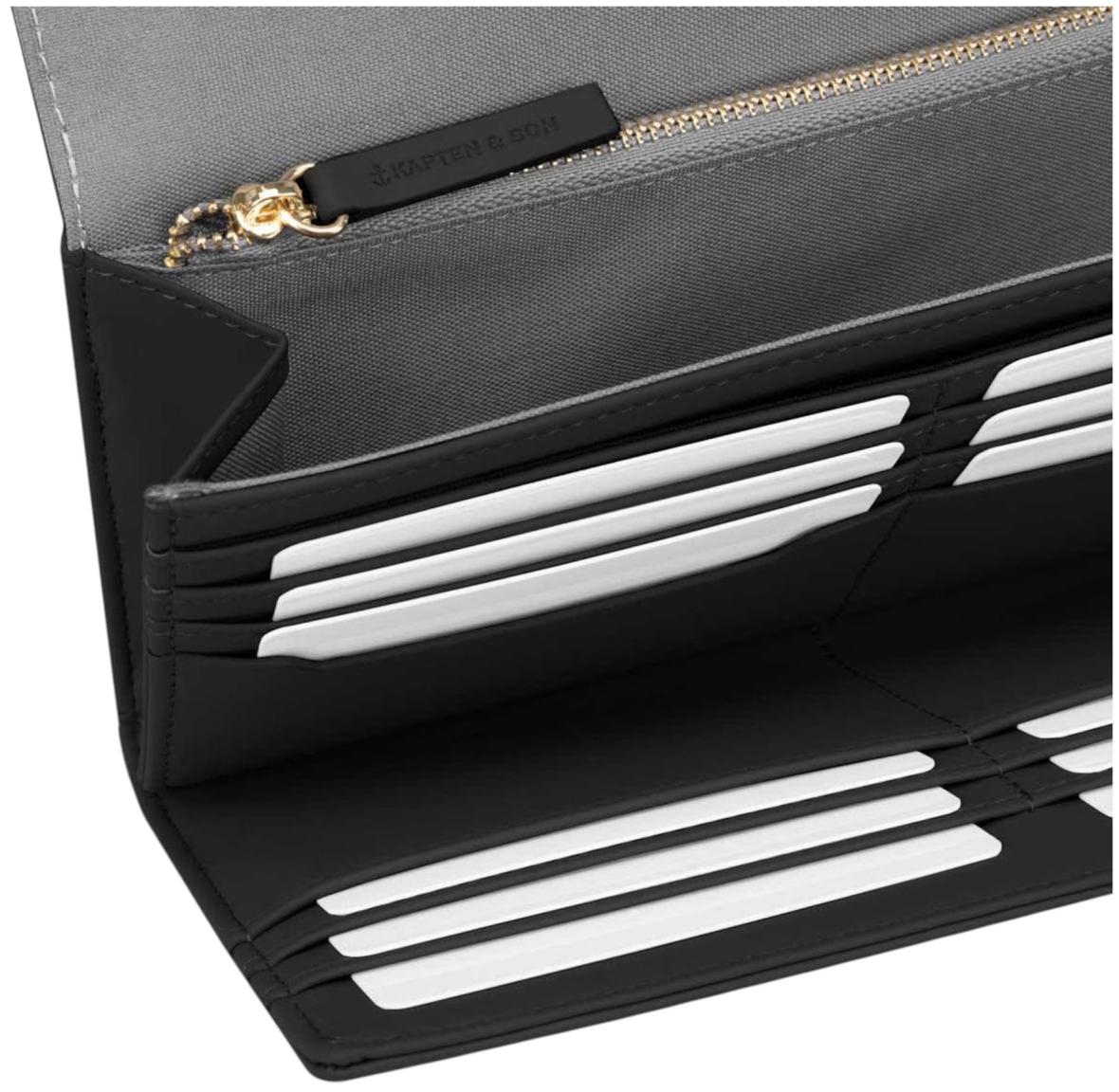 Kapten & Son Triomphe Portemonnaie All Black