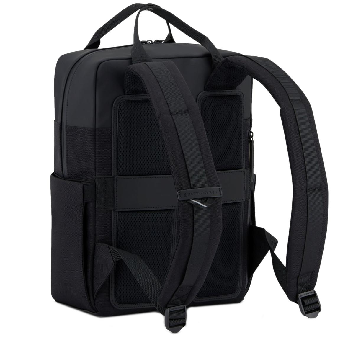 Kapten & Son Wickelrucksack Bergen Pro All Black