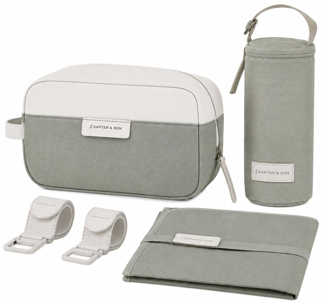 Kapten & Son Wickelrucksack Bergen Pro Muted Sage - Salbeigrün
