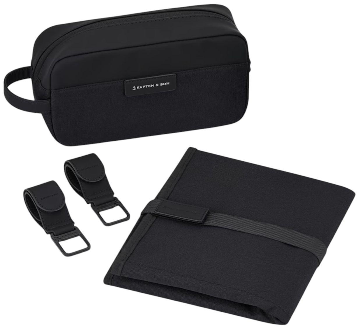 Kapten & Son Wickeltaschenset All Black