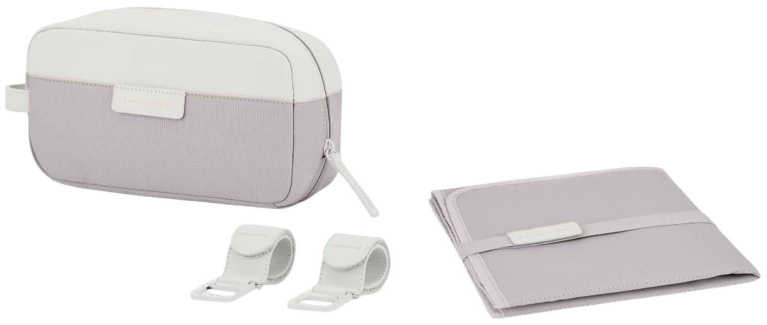 Kapten & Son Wickeltaschenset Muted Clay - Braunbeige