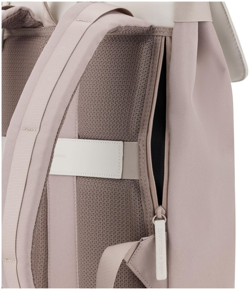 Kapten and Son Damenrucksack Cord rosa FYN Rose Clay gummiert Überschlag
