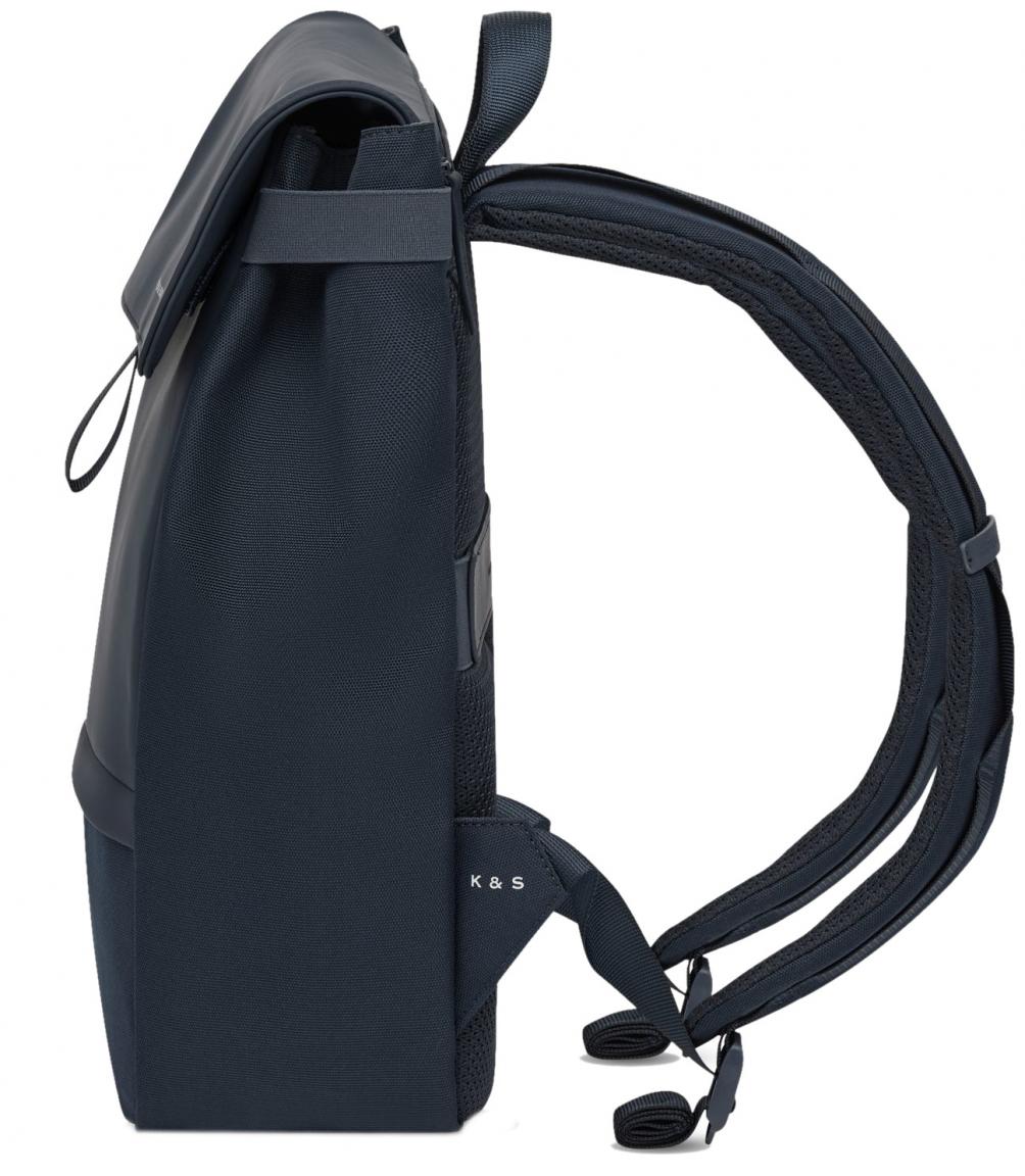 Kapten and Son FLN kompakter Rucksack mit Überschlag Navy Blue