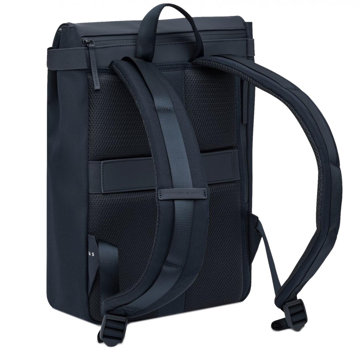 Kapten and Son FLN kompakter Rucksack mit Überschlag Navy Blue