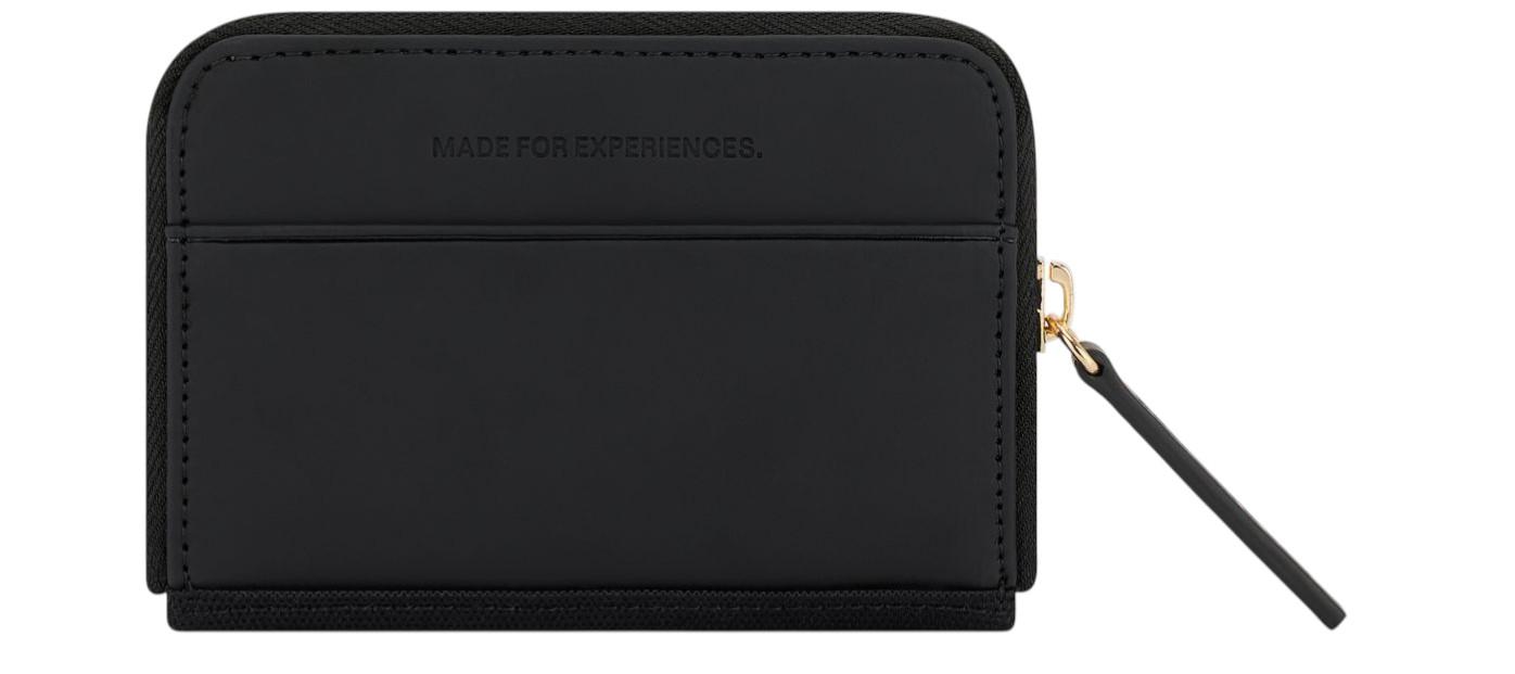 Kapten and Son Minibörse Bergen Pro Small All Black gummiert