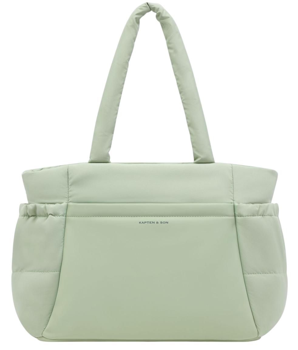 Kapten and Son Shoppertasche Hellvi Cloud Medium limitierte Auflage Soft Green
