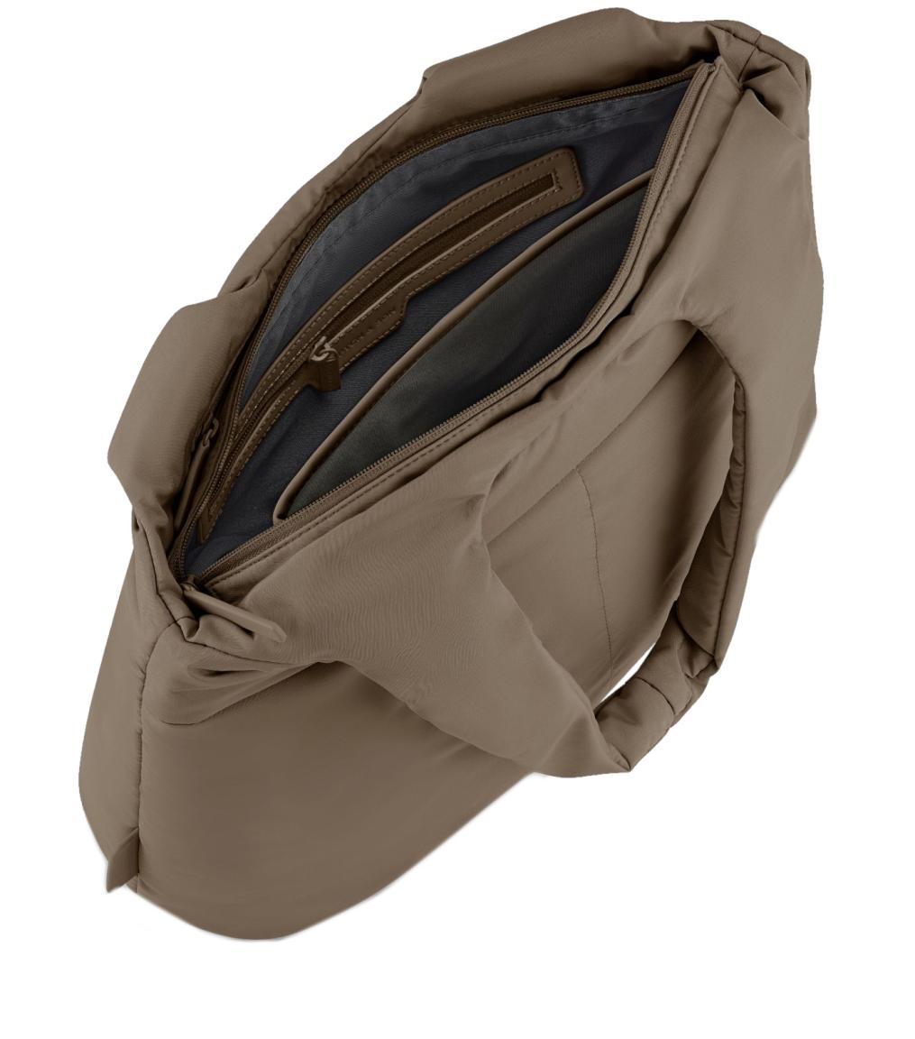 Kapten and Son Skara Cloud Shopper Walnut Braun Perlontasche