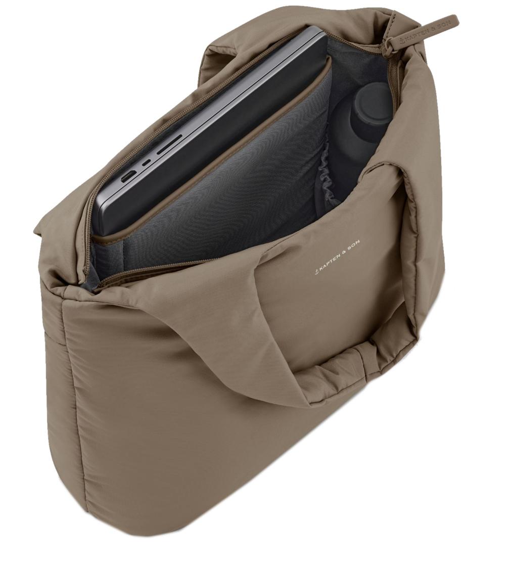 Kapten and Son Skara Cloud Shopper Walnut Braun Perlontasche