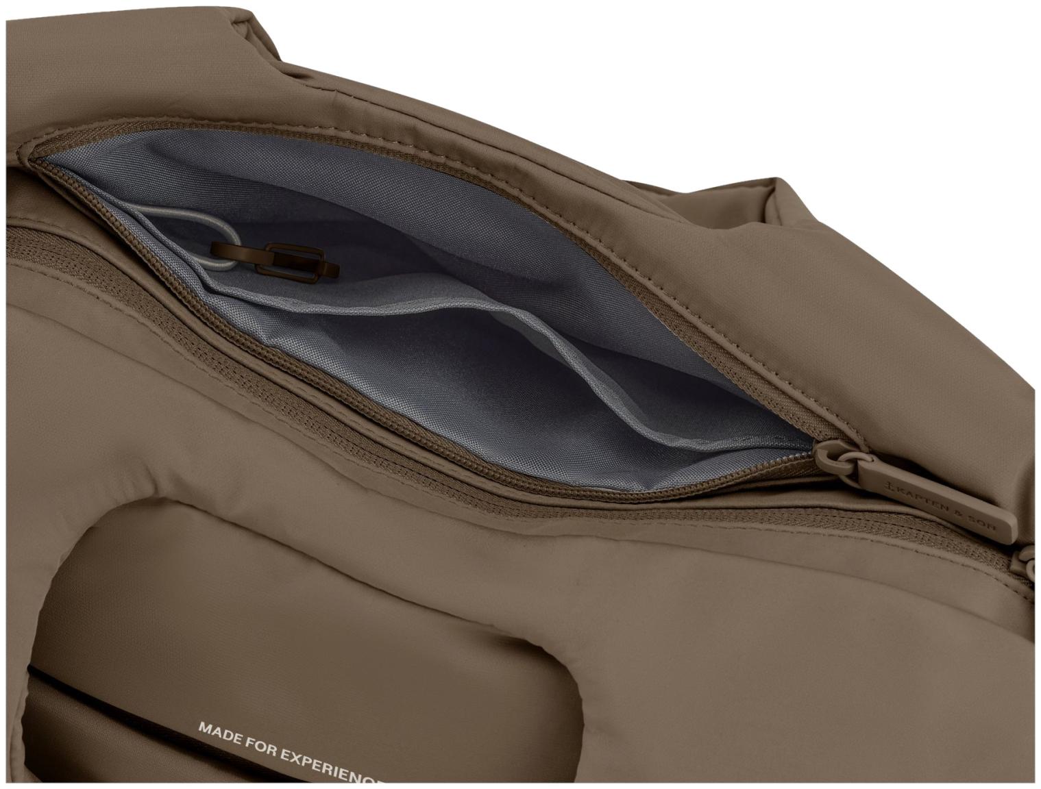 Kapten and Son Skara Cloud Shopper Walnut Braun Perlontasche