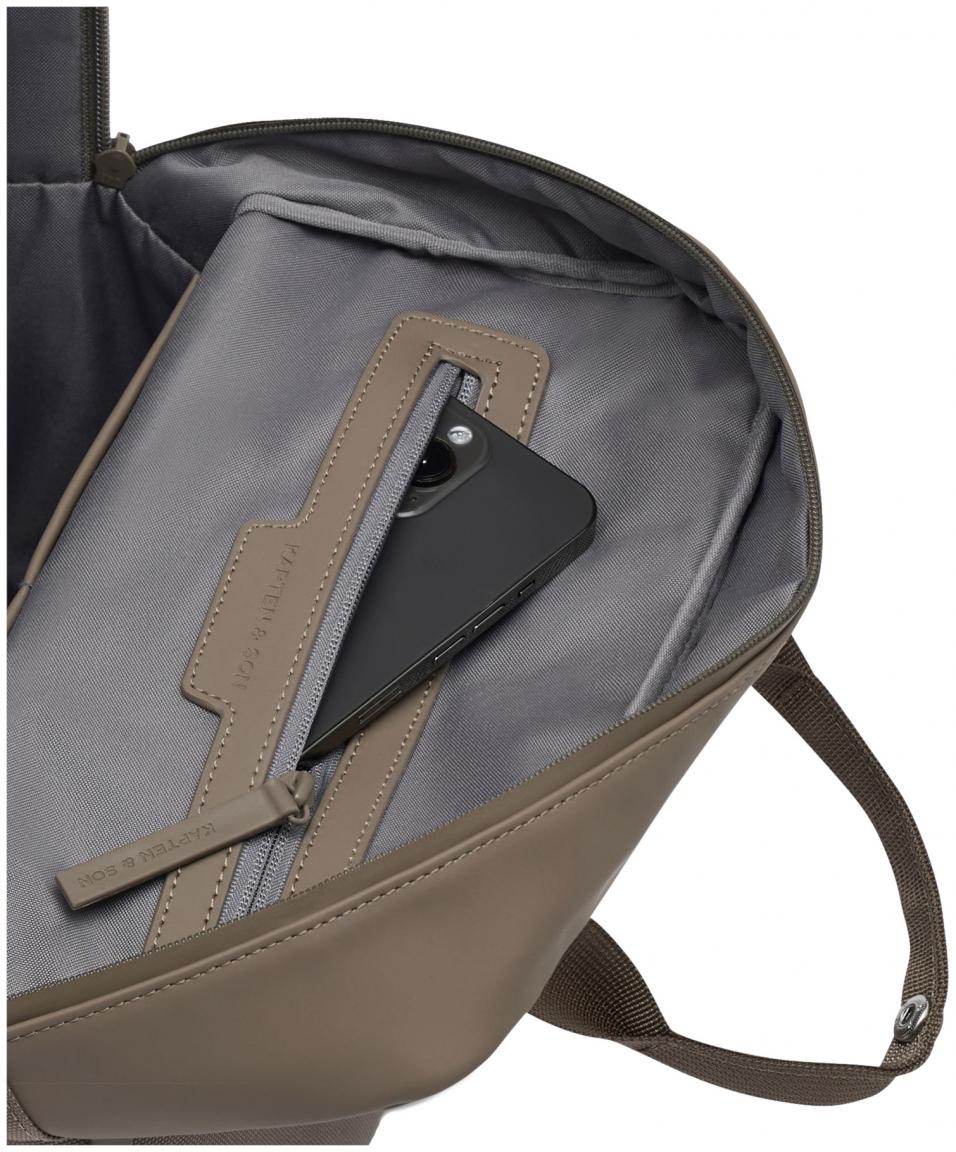 Kapten and Son Tagesrucksack gummiert Bergen Pro Walnut