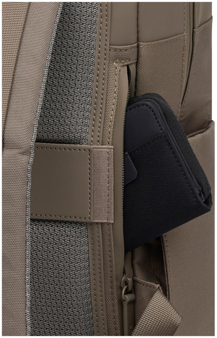 Kapten and Son Tagesrucksack gummiert Bergen Pro Walnut