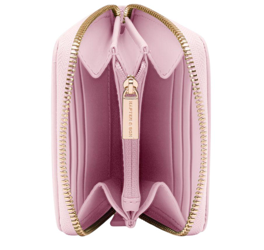 Kapten and Son Zipbörse Mini Louvre Cloud Small Soft Pink Nylon
