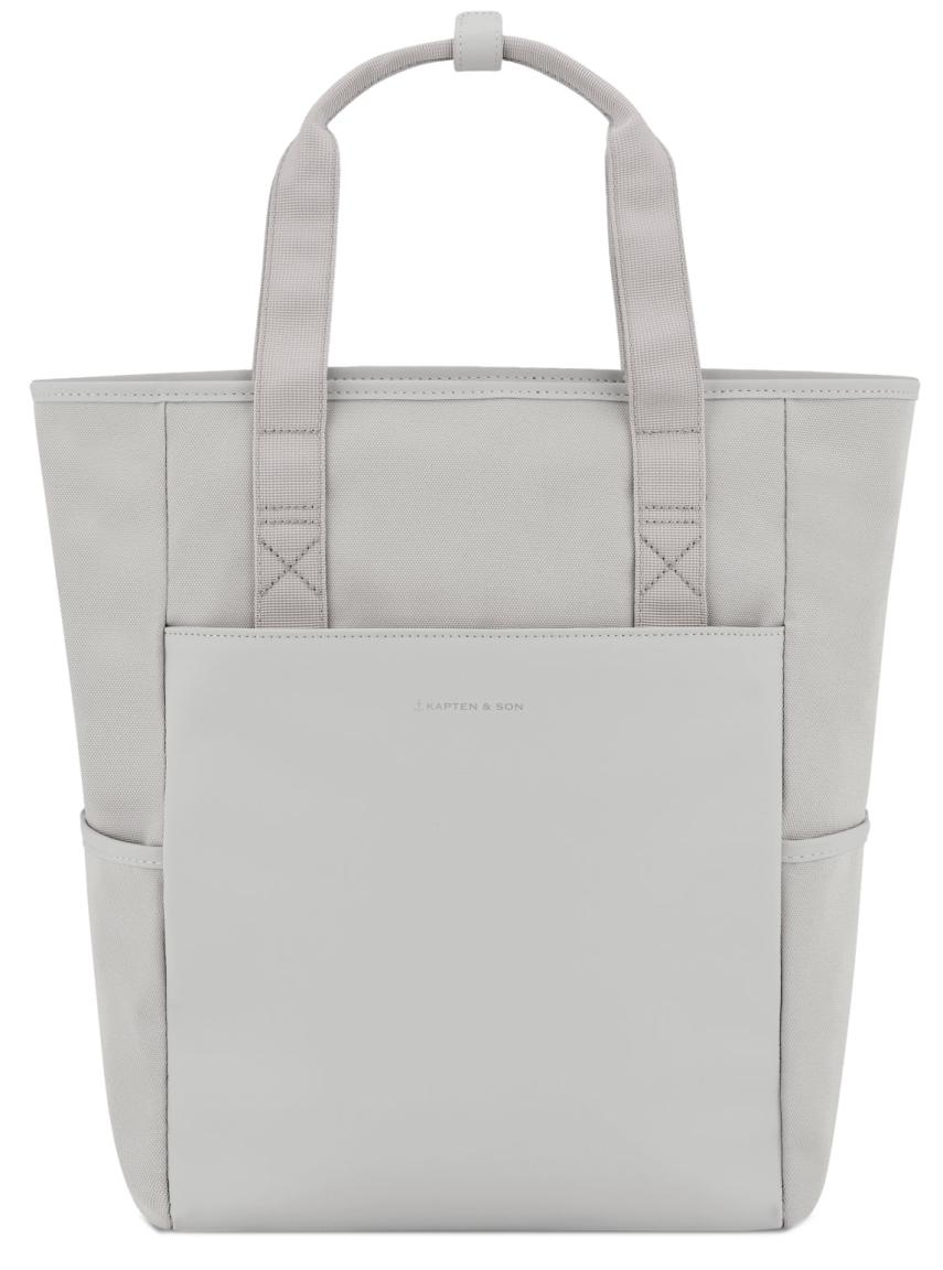 Kapten and Son wandelbarer Rucksack Lindby Greige Grau Tote Bag