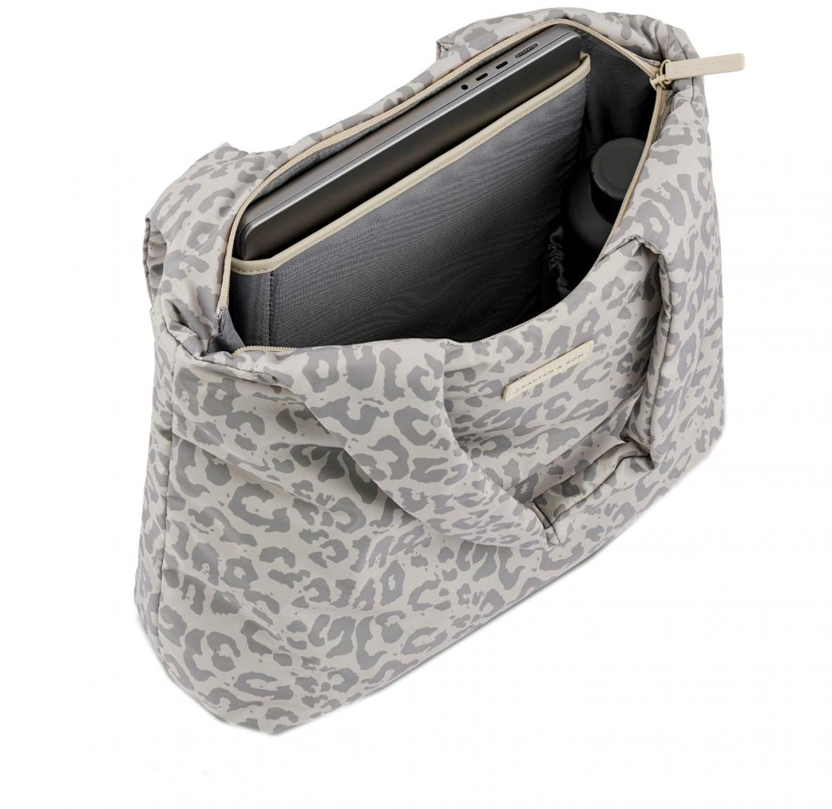 Kapten und Son leichte Shoppertasche wattiert Skara Cloud Leo Beige