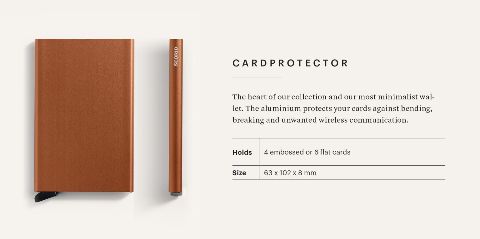 Kartenetui Cardprotector Secrid Powder Pistachio RFID Schutz grün