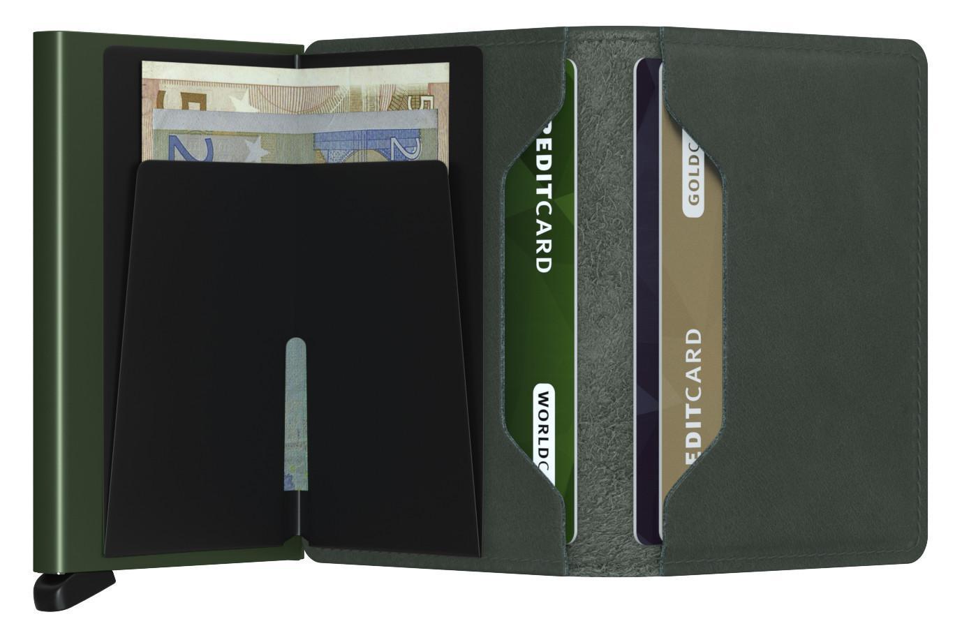 Kartenetui dunkelgrün Secrid Slimwallet RFID-Schutz Original Gre