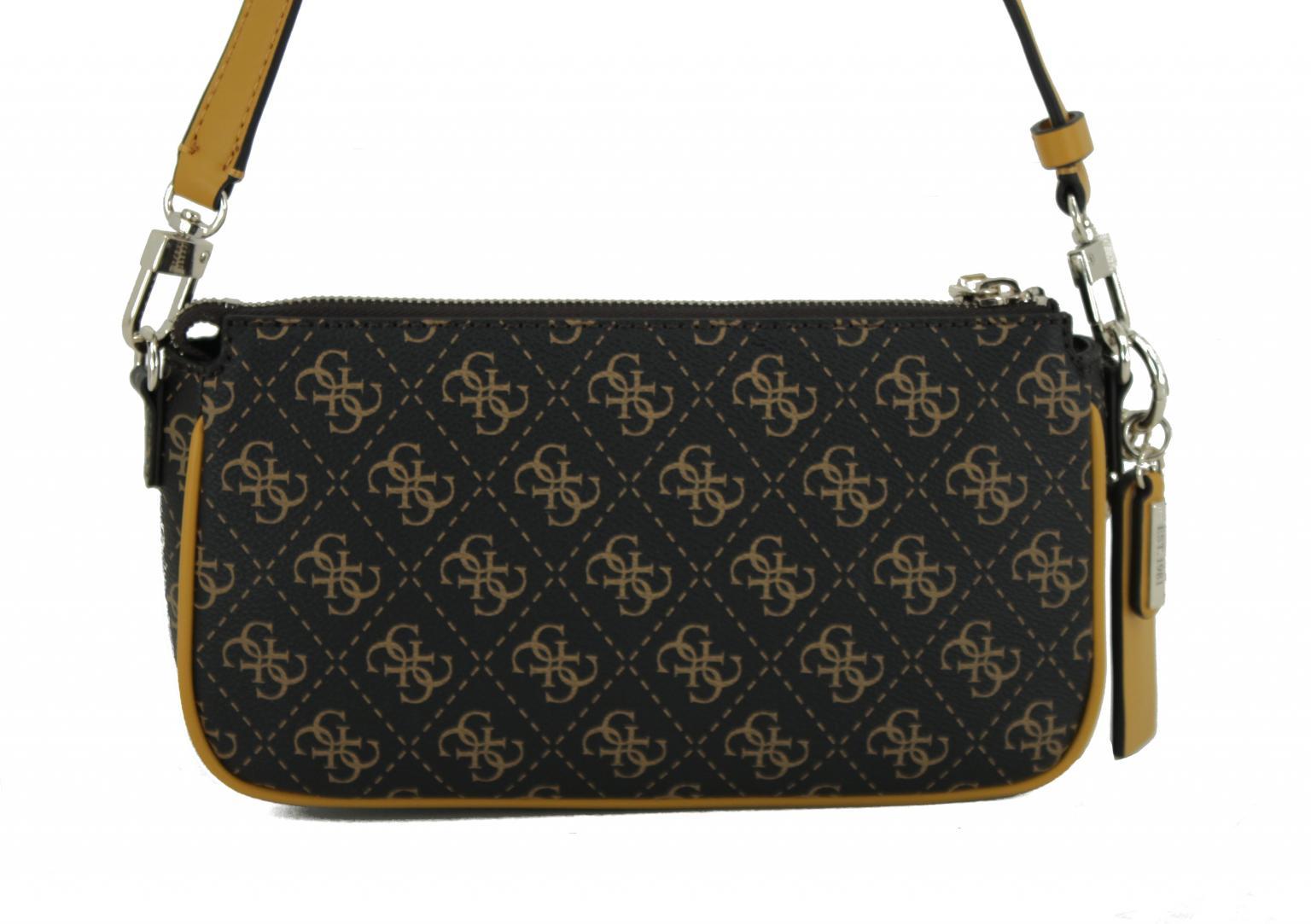 Kasinta Mini Guess Braun Crossbody Bag Brown/Cognac Clutch