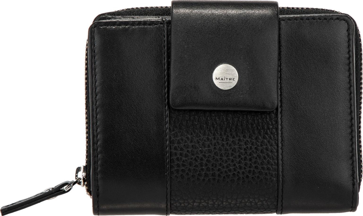 Klappbörse Maitre Auen Diethilde Purse MH9FZ Black Leder