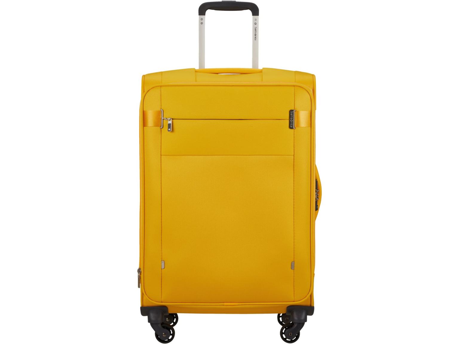 Koffertrolley knallgelb erweiterbar Samsonite Citybeat Spinner 66cm