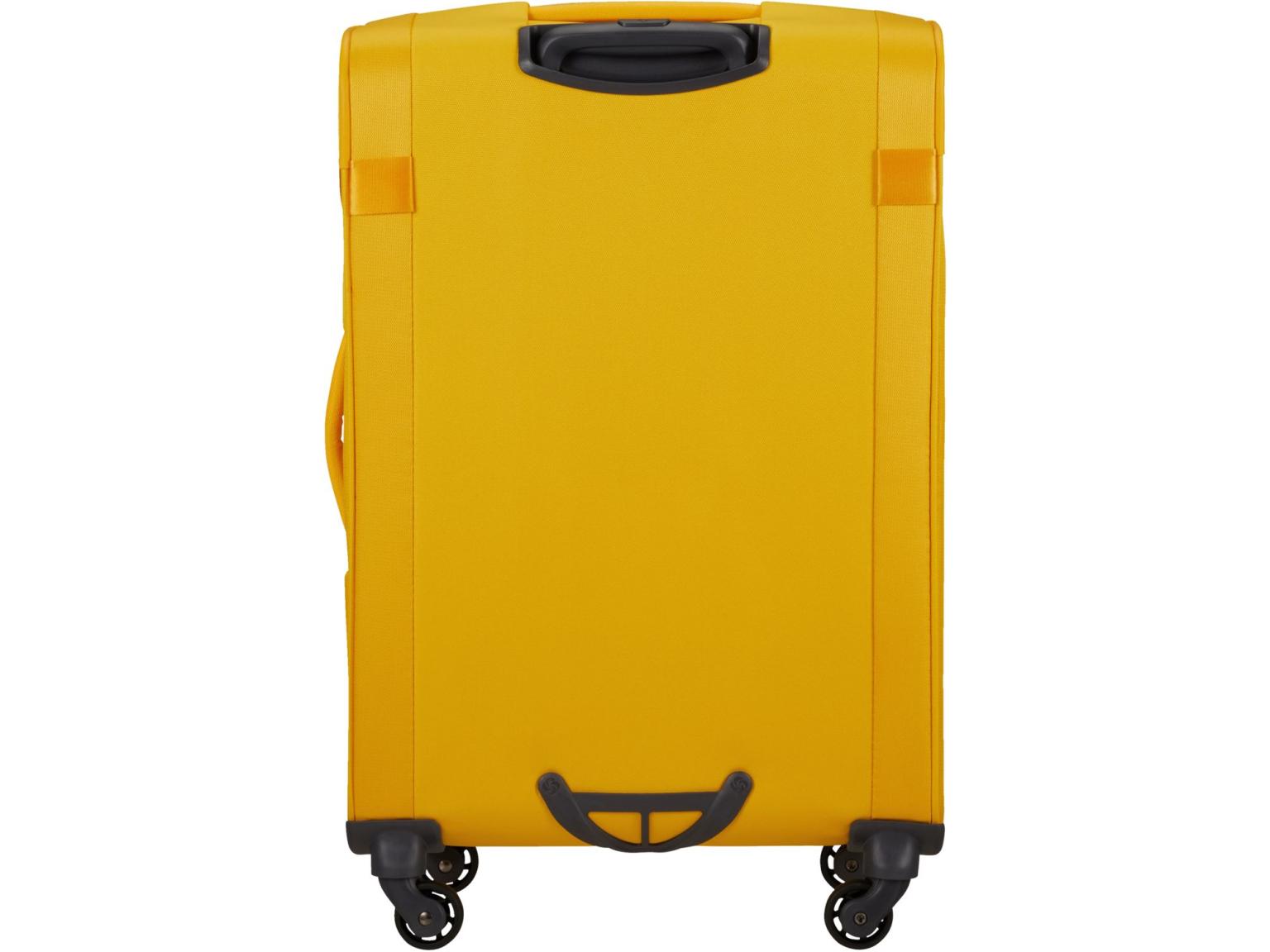 Koffertrolley knallgelb erweiterbar Samsonite Citybeat Spinner 66cm