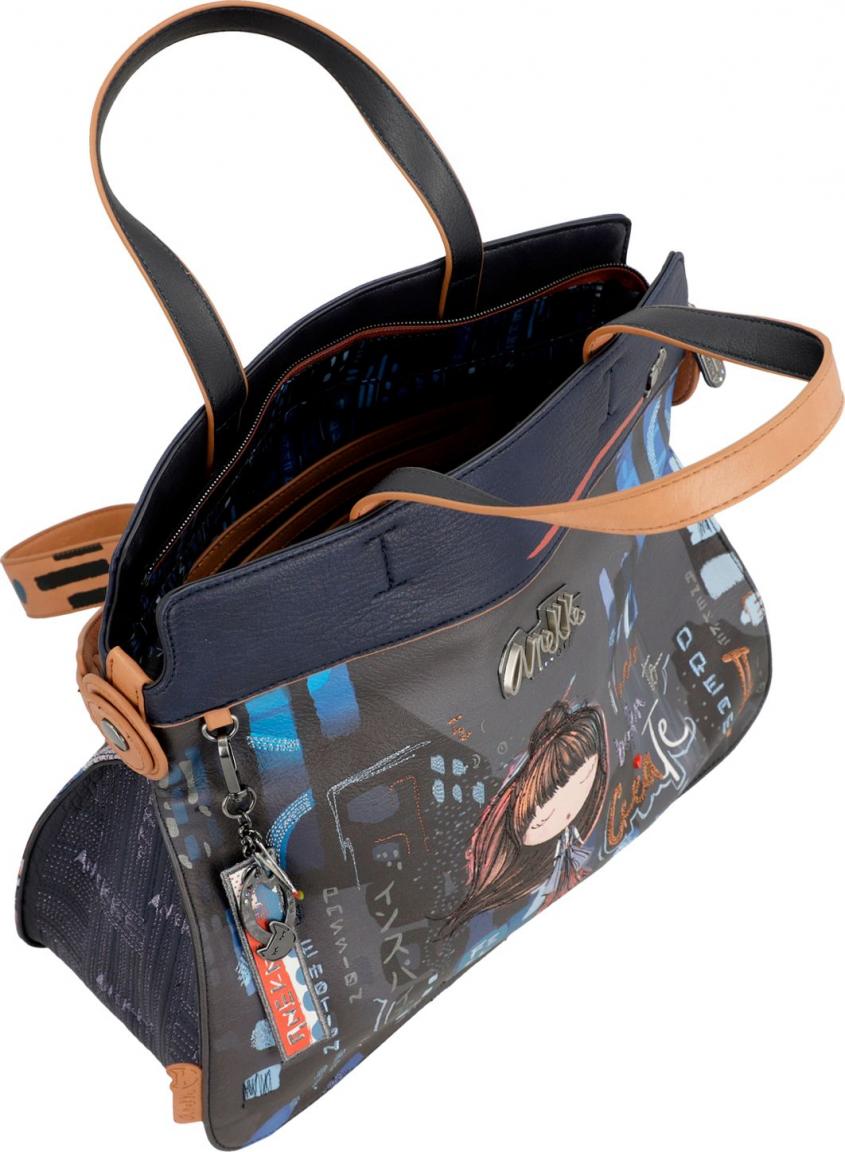 Kurzgrifftasche Japan Anekke Contemporary dunkelbunt