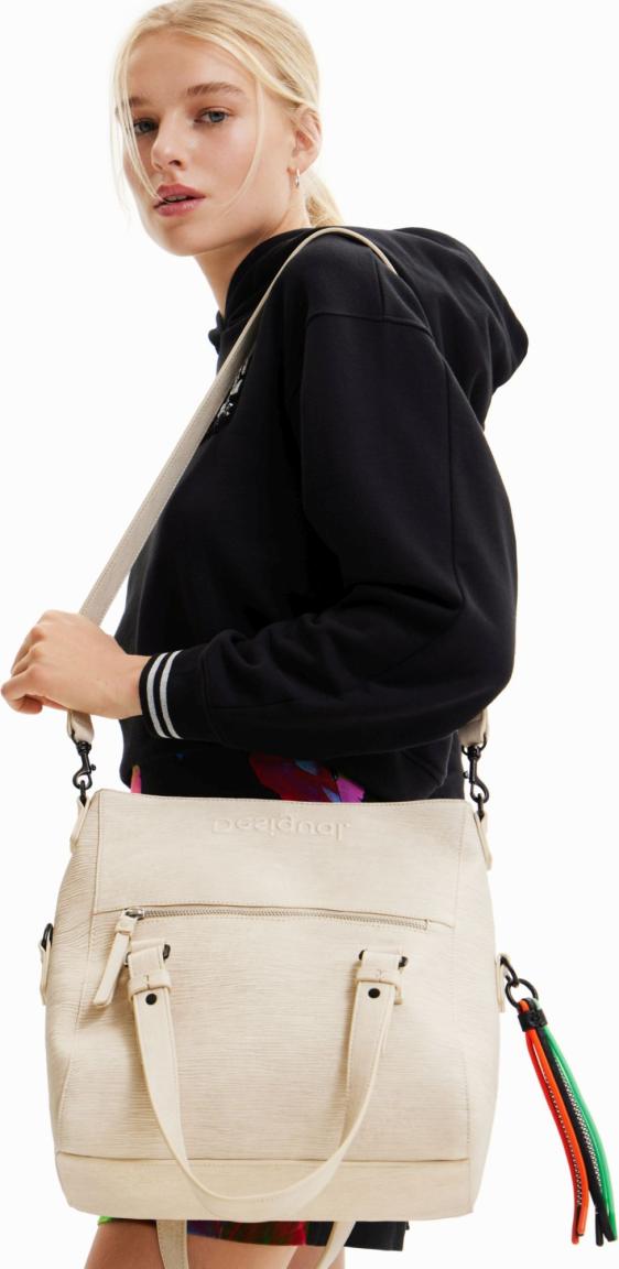 Kurzgrifftasche Loverty 2.0 hellbeige Desigual Aquiles Crudo