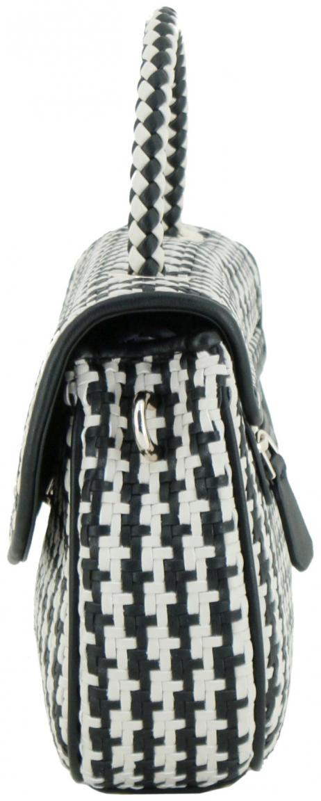 Kurzgrifftasche Mirema Top Handle Flap Bag weiß Beige Guess