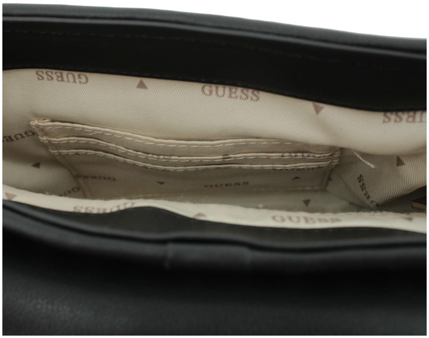 Kurzgrifftasche Mirema Top Handle Flap Bag weiß Beige Guess