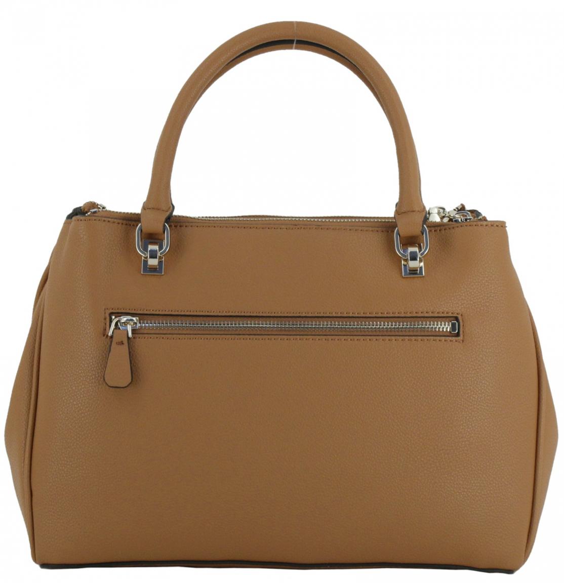 Kurzgrifftasche Status Satchel Guess Calebra Cognac