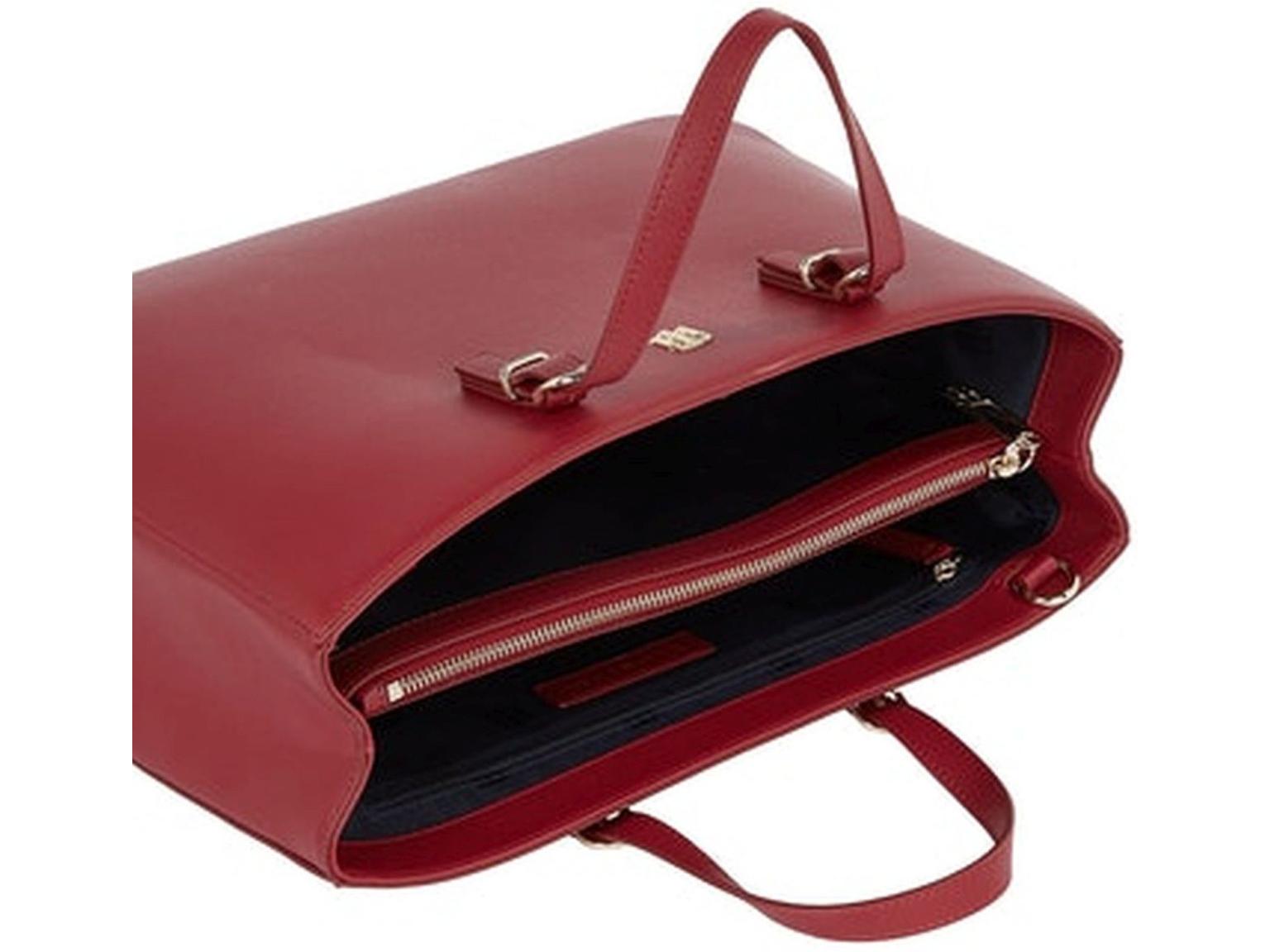 Kurzgrifftasche Tommy Hilfiger Timeless Work Bag Rouge Rot