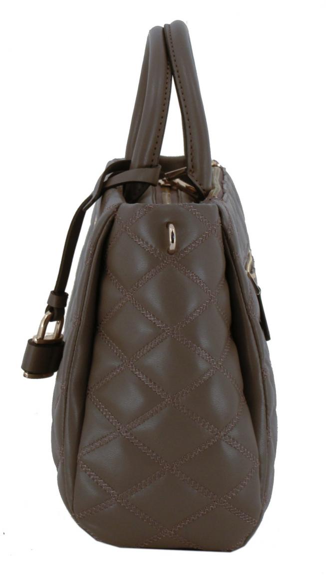 Kurzgrifftasche gesteppt warmweiß Guess Tamsin Off White