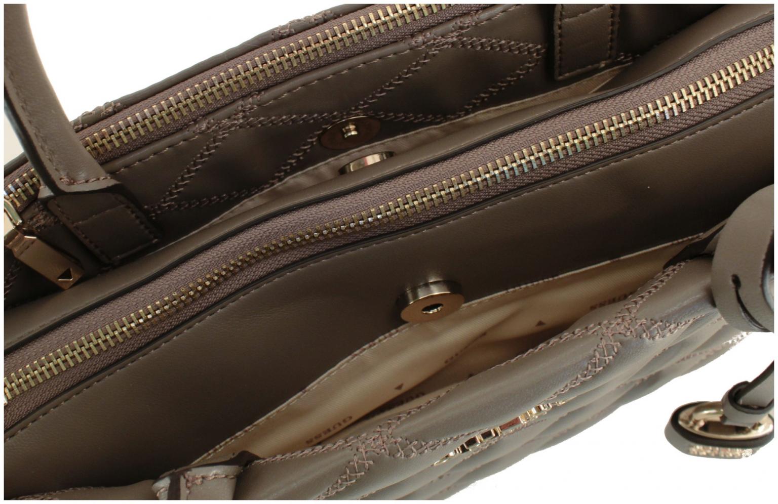 Kurzgrifftasche gesteppt warmweiß Guess Tamsin Off White