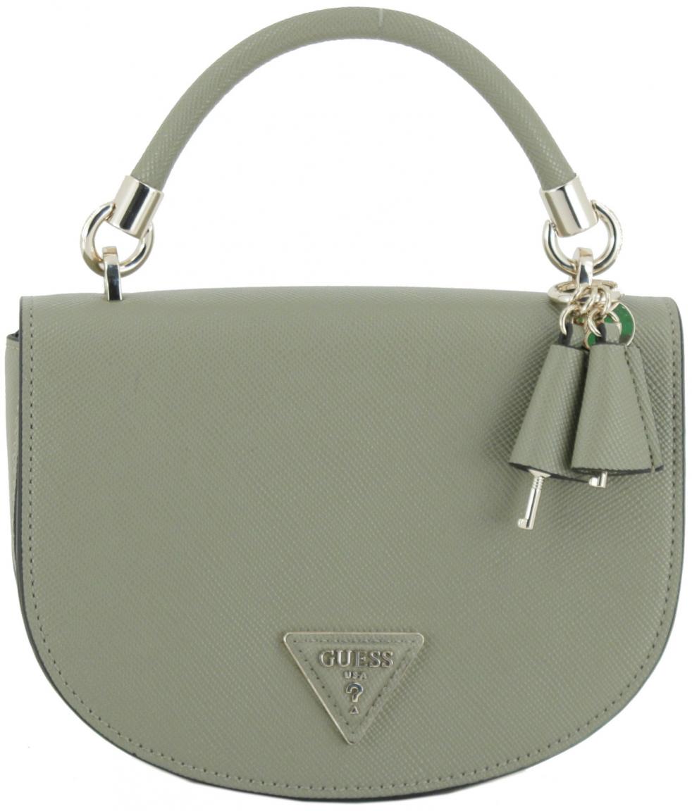 Kurzgrifftasche salbeigrün Überschlag Guess Gizele
