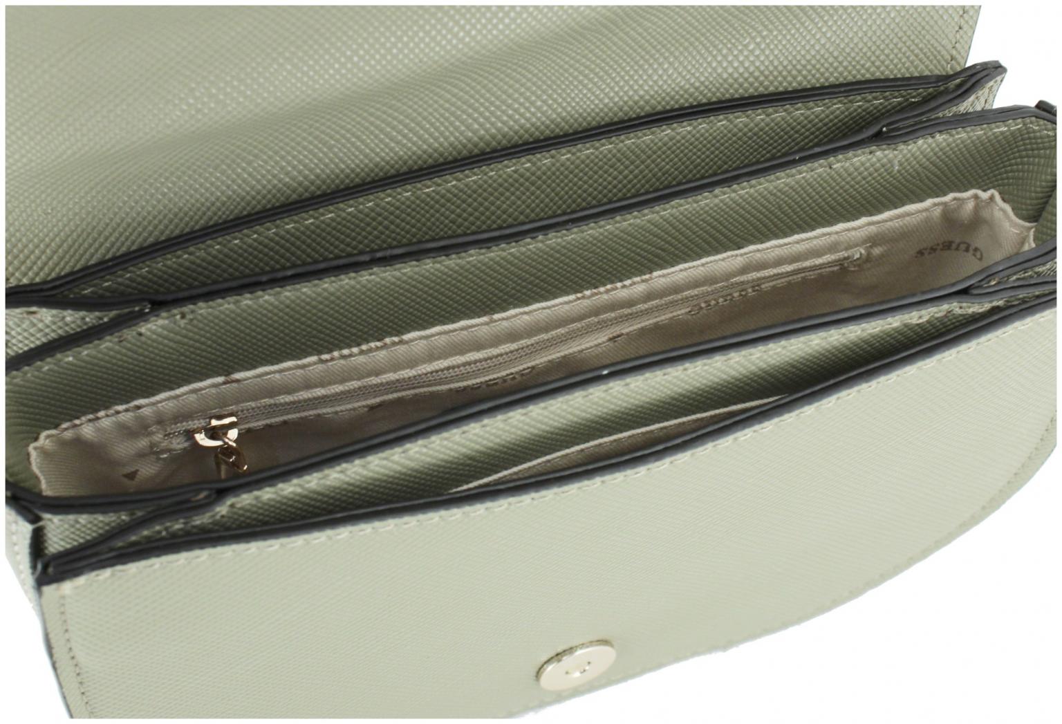 Kurzgrifftasche salbeigrün Überschlag Guess Gizele