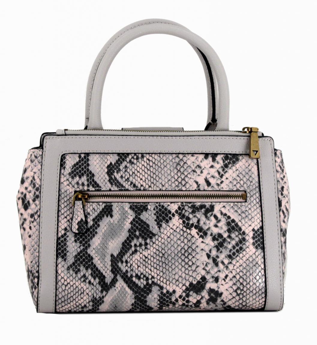 Kurzhenkeltasche Guess Bling SLG Blush Python Glitzersteine Nieten