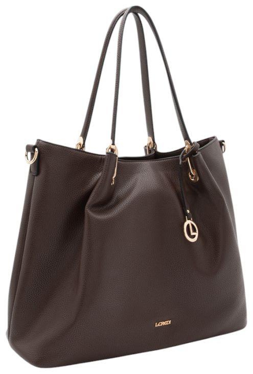 L.Credi Ebony Beuteltasche Chocolate - Dunkelbraun