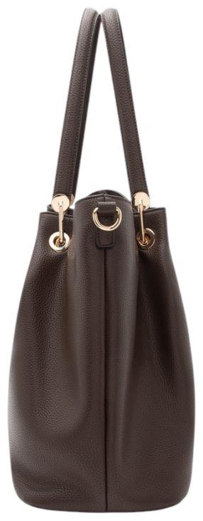 L.Credi Ebony Beuteltasche Chocolate - Dunkelbraun