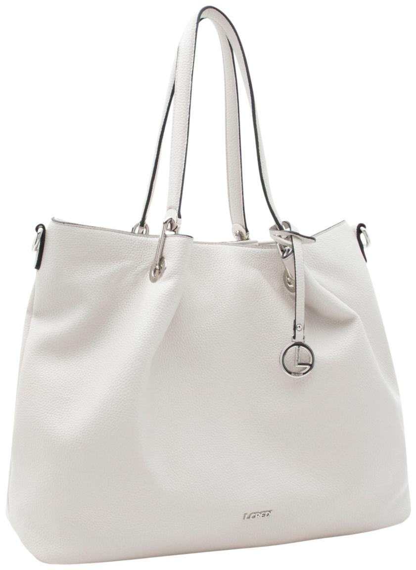 L.Credi Ebony Beuteltasche Light Gray - Hellgrau